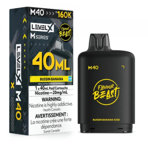 Level X M40 Bussin Banana Iced 160k 20mg